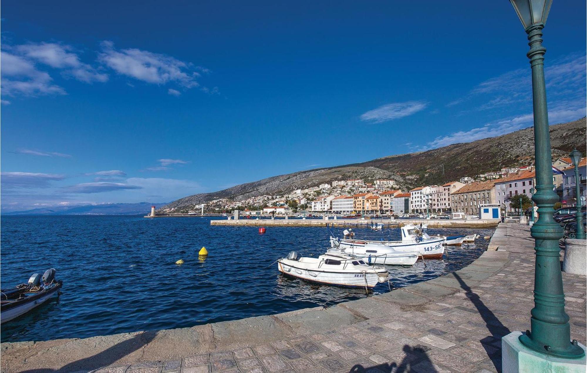 Stunning Apartment In Senj With House Sea View Eksteriør bilde